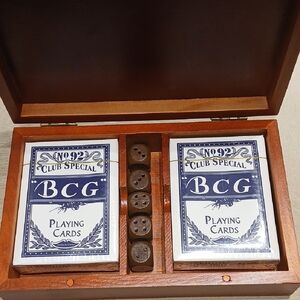 BCG Blue and White Card Set with Case